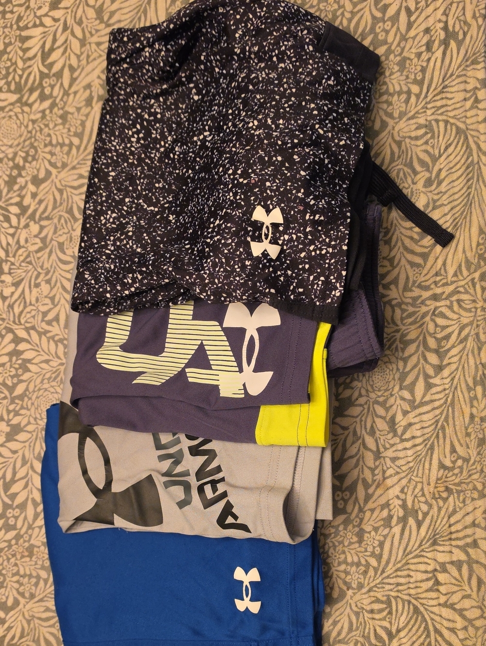 4 Pairs Of Boy's Under Armor Athletic Shorts